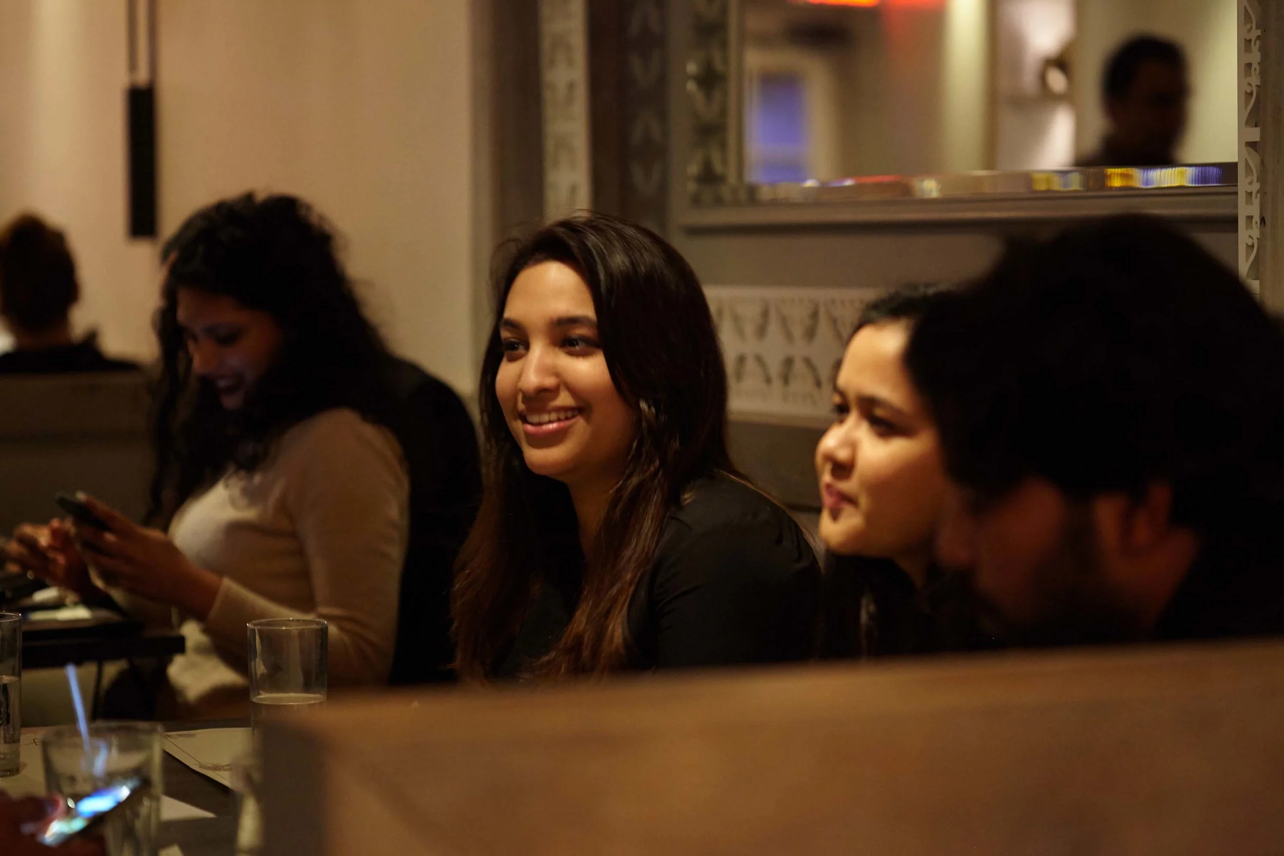 Patrons at Sahib reatuarant.
