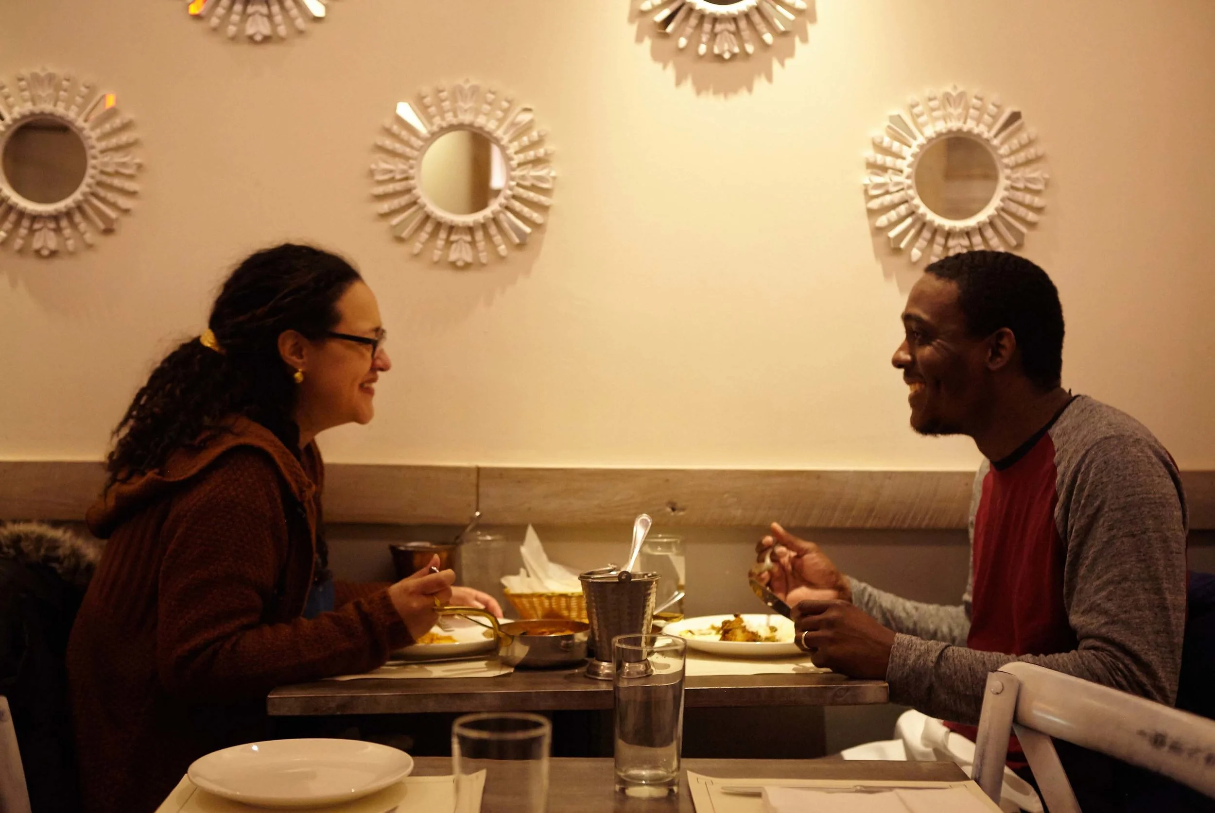 Patrons at Sahib reatuarant.