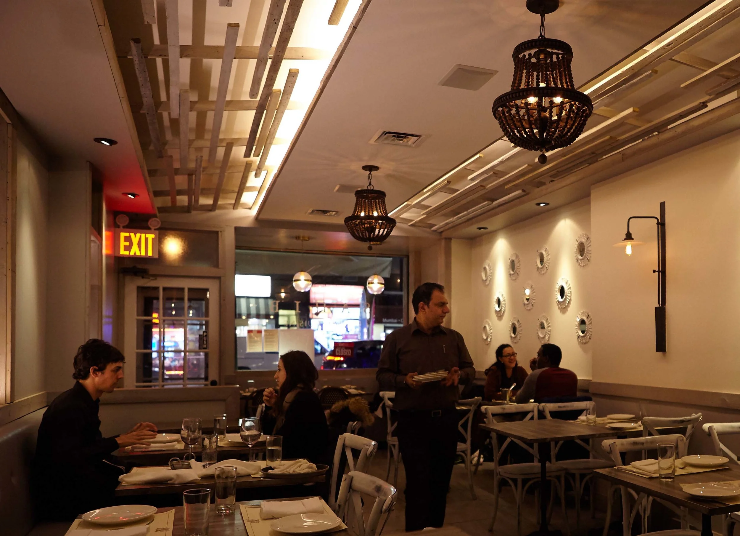 Patrons at Sahib reatuarant.