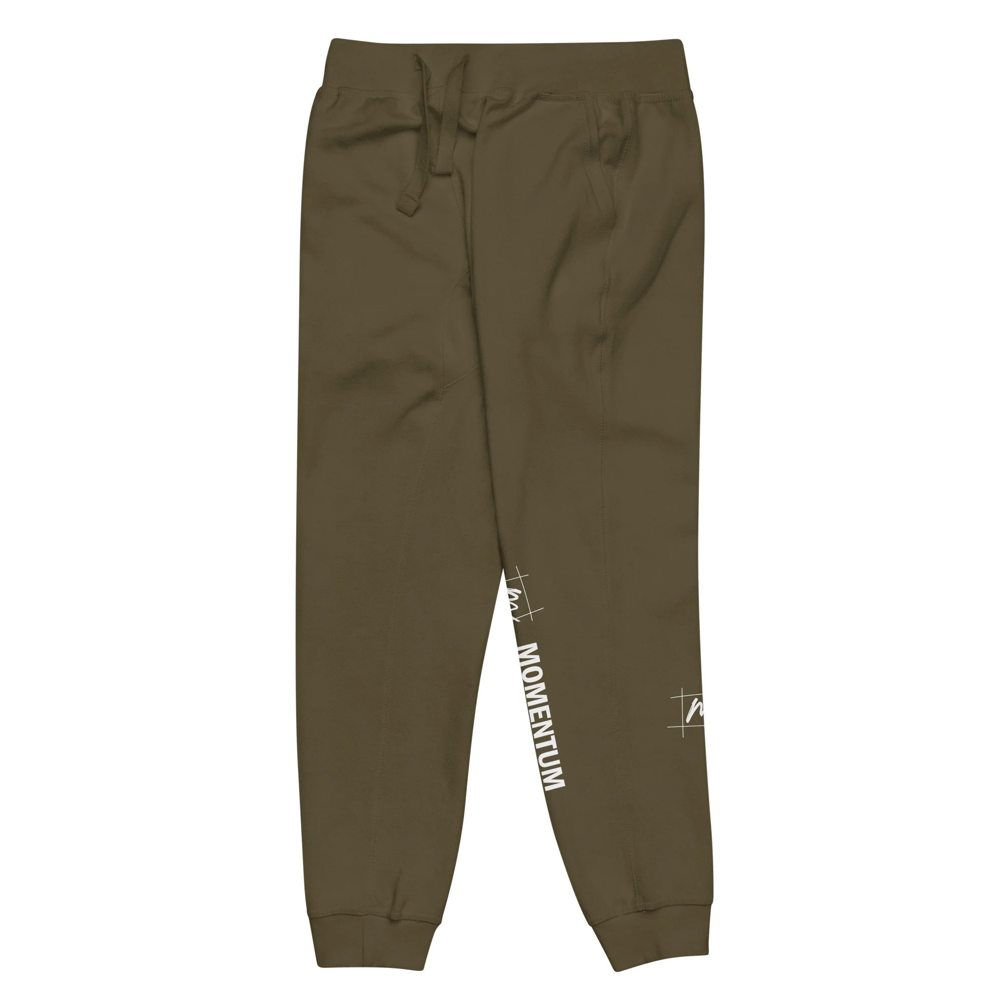 unisex-fleece-sweatpants-military-green-front-left-68ae6a6cf2e56.jpg