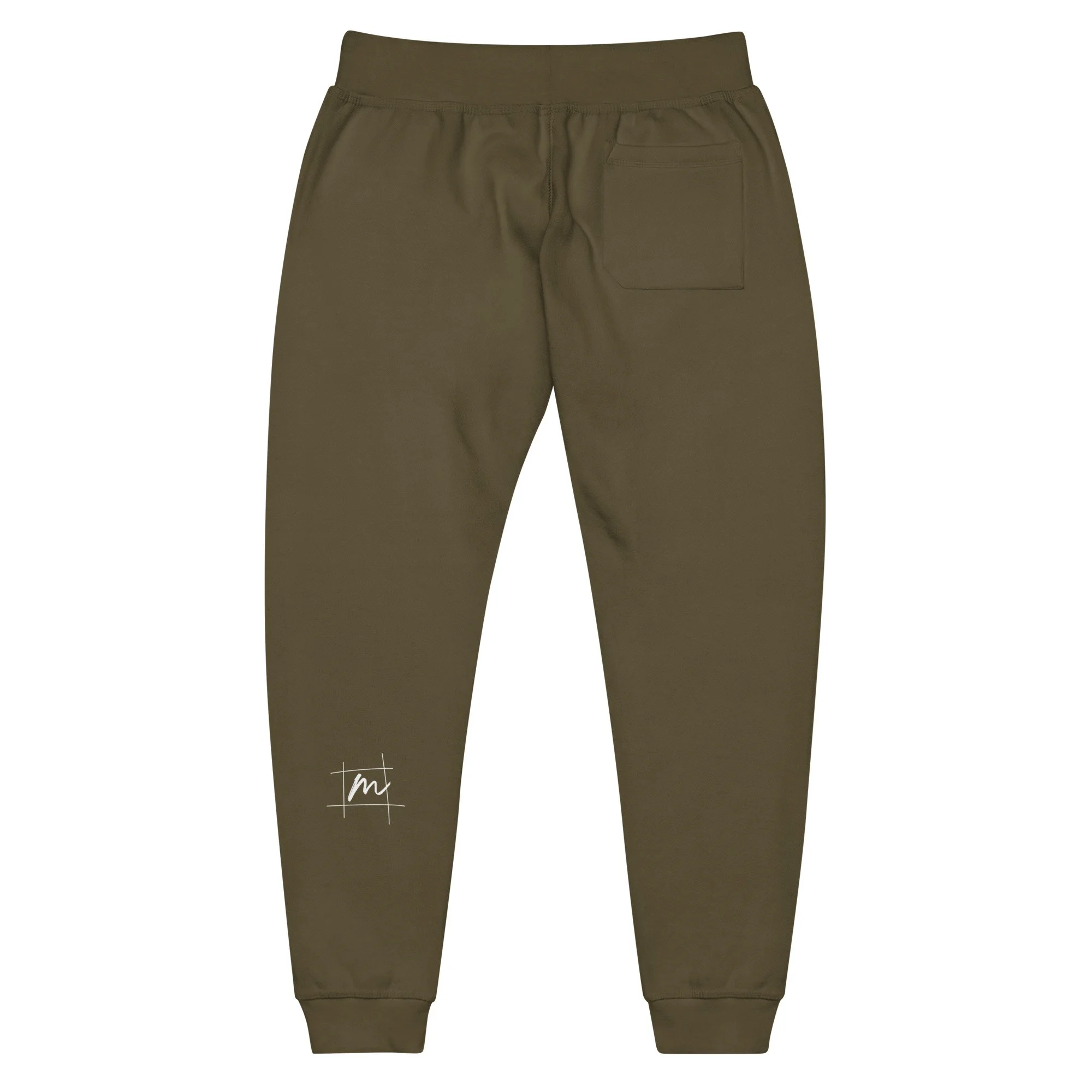 unisex-fleece-sweatpants-military-green-back-68ae6a6cf3a5a.jpg