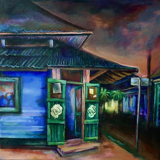 BJ&rsquo;s Bar in Blue Light
Oil on Canvas
24 x 24&rdquo;

#crawfish #neworleansartist #painting #bywater #bar #fun #night #neworleans #nola #nolaart