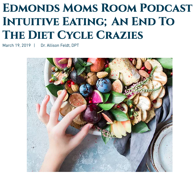 Podcast: Intuitive Eating, An End To The Diet Cycle Crazies