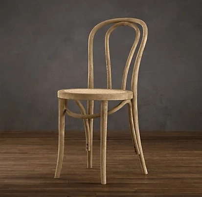 Restoration Hardware - French Café Side Chair (these ones remind me of my childhood kitchen chairs. I wish those puppies were still around!)