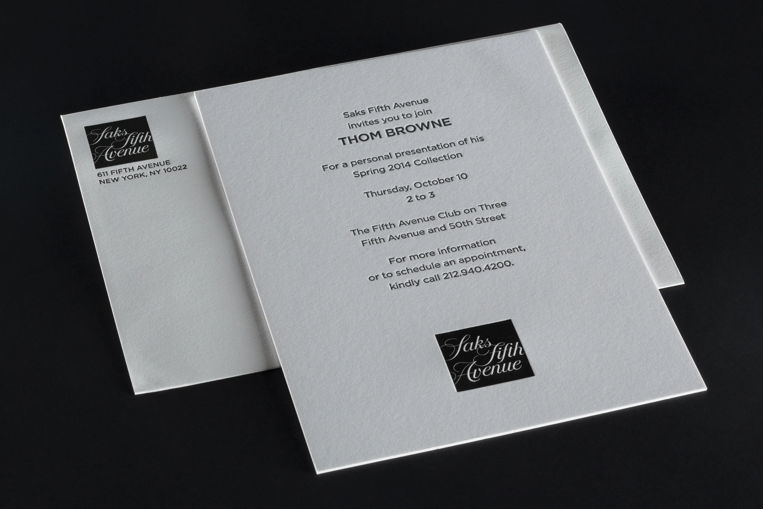 SAKS FIFTH AVENUE / THOM BROWNE