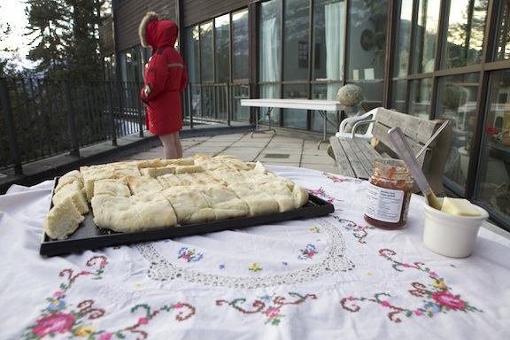   A Woman Having Her Moontime And This Bannock That She Made For You  