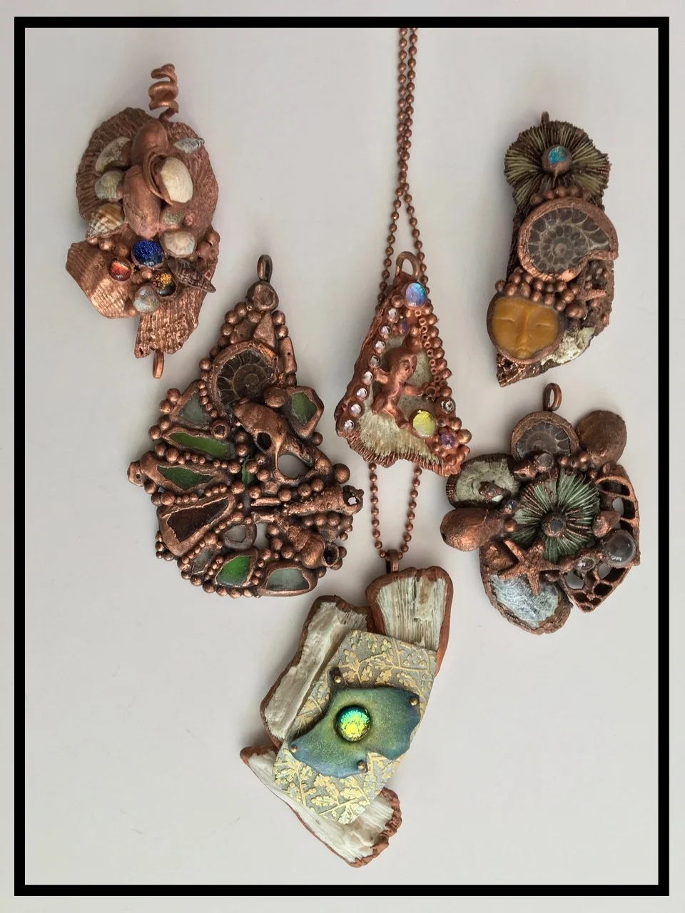 Shell pendants