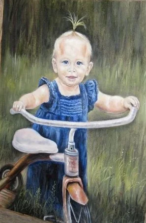 Girl on Tricycle