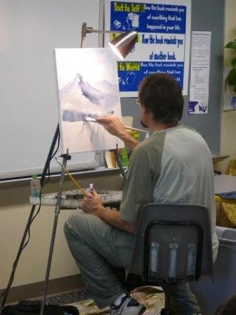 Bill closeup on painting in progress.JPG