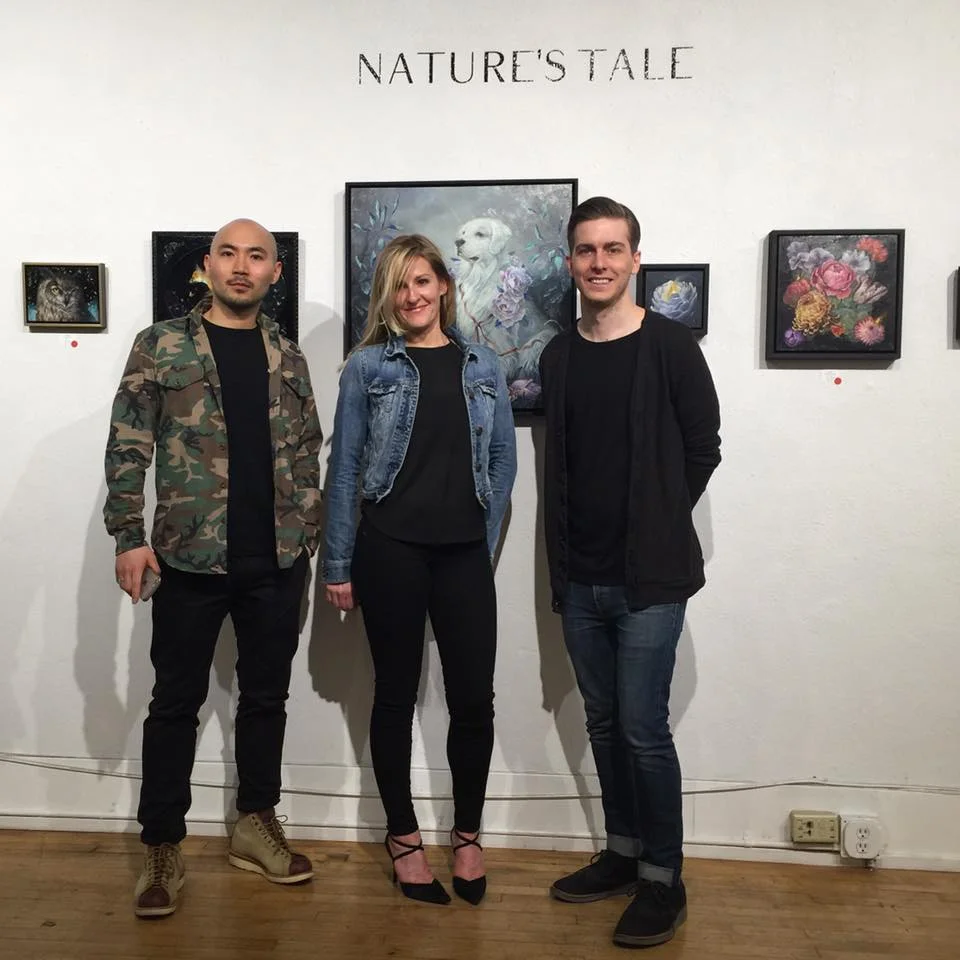 All three artist's in attendance