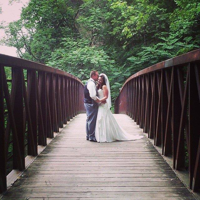 (Thank you, Jeff, for snapping this photo during our first look portraits. We appreciate you!)