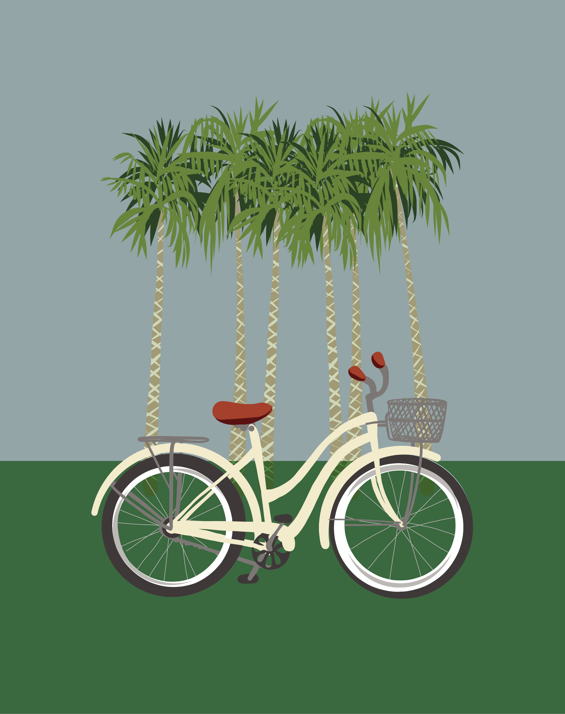 Santa Cruz Summer Skies (Beach Cruiser)