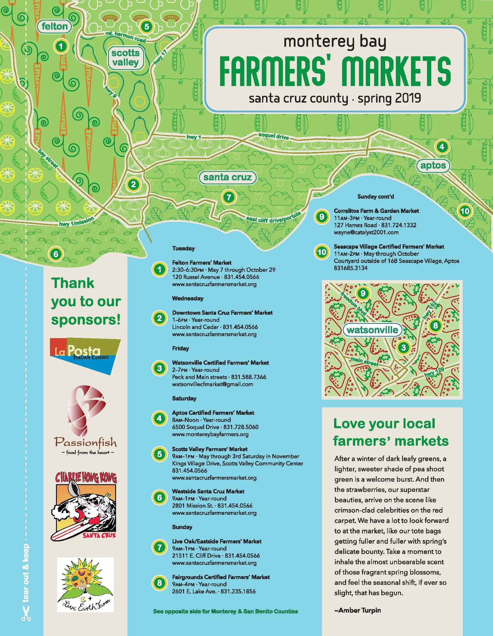 Monterey Bay Farmers' Markets (Spring)