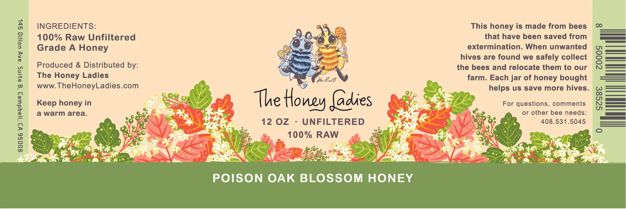 Poison Oak Blossom Honey