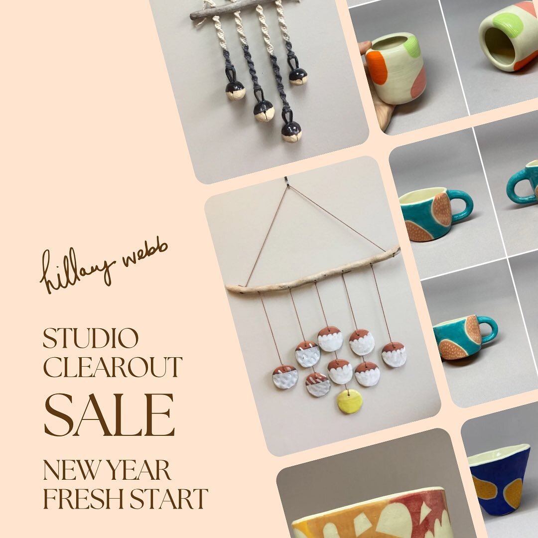 It&rsquo;s a new year and I&rsquo;m clearing out the studio to make space for new directions and exciting ideas. I&rsquo;ve posted the sale pieces in the story highlight and will be adding more over the month of January. 

Send me a message if you se