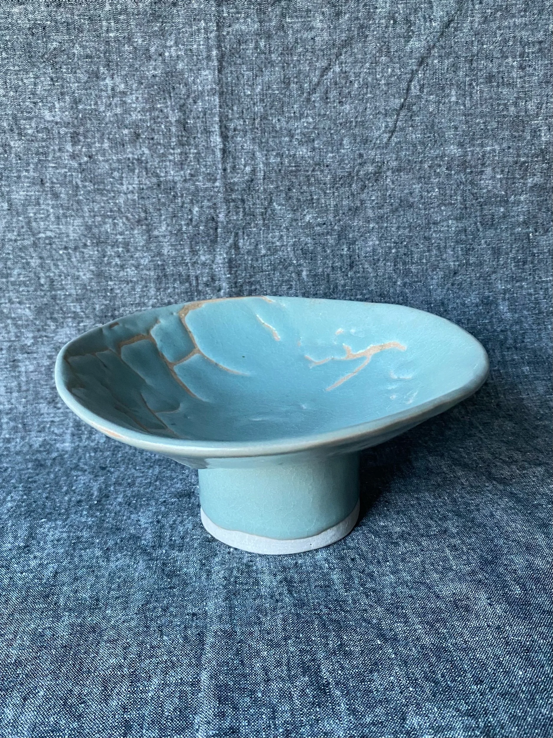 Raised celadon bowl