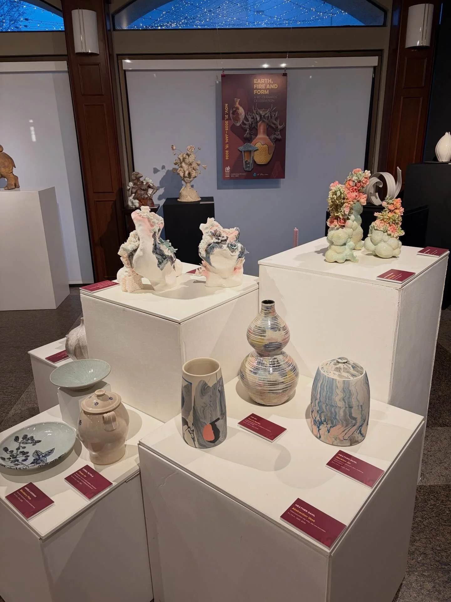 I&rsquo;ve been working on mounting this incredible exhibition at the @ilcentrovan along with a tireless committee of folks from the @pottersguildofbc. The party&rsquo;s tomorrow (Thursday Nov 28th) from 7-9pm 🎉 and tune in to @cbcradiocanada Saturd