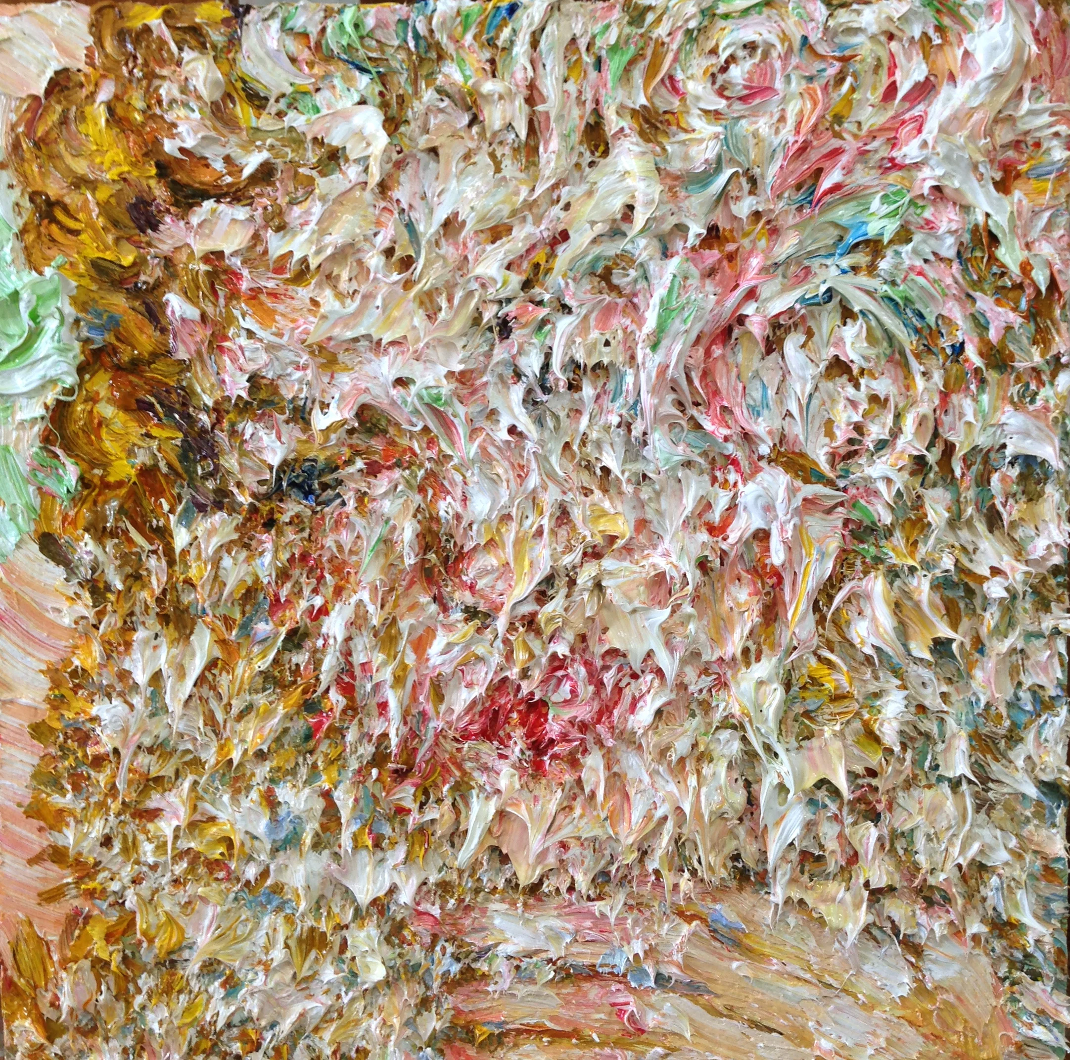   Clementine, &nbsp;2014  oil on wood  8x8" 