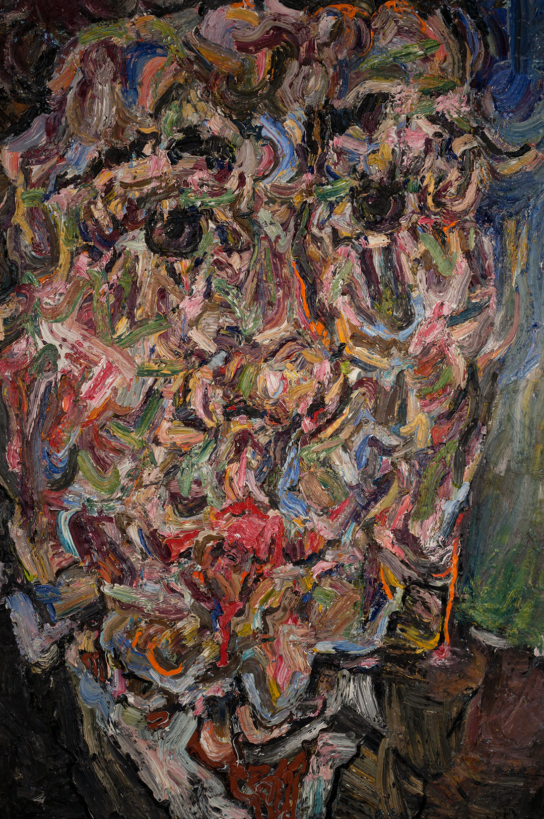   Green Zinc,&nbsp; 2015  Oil and acrylic on wood  72x48" 