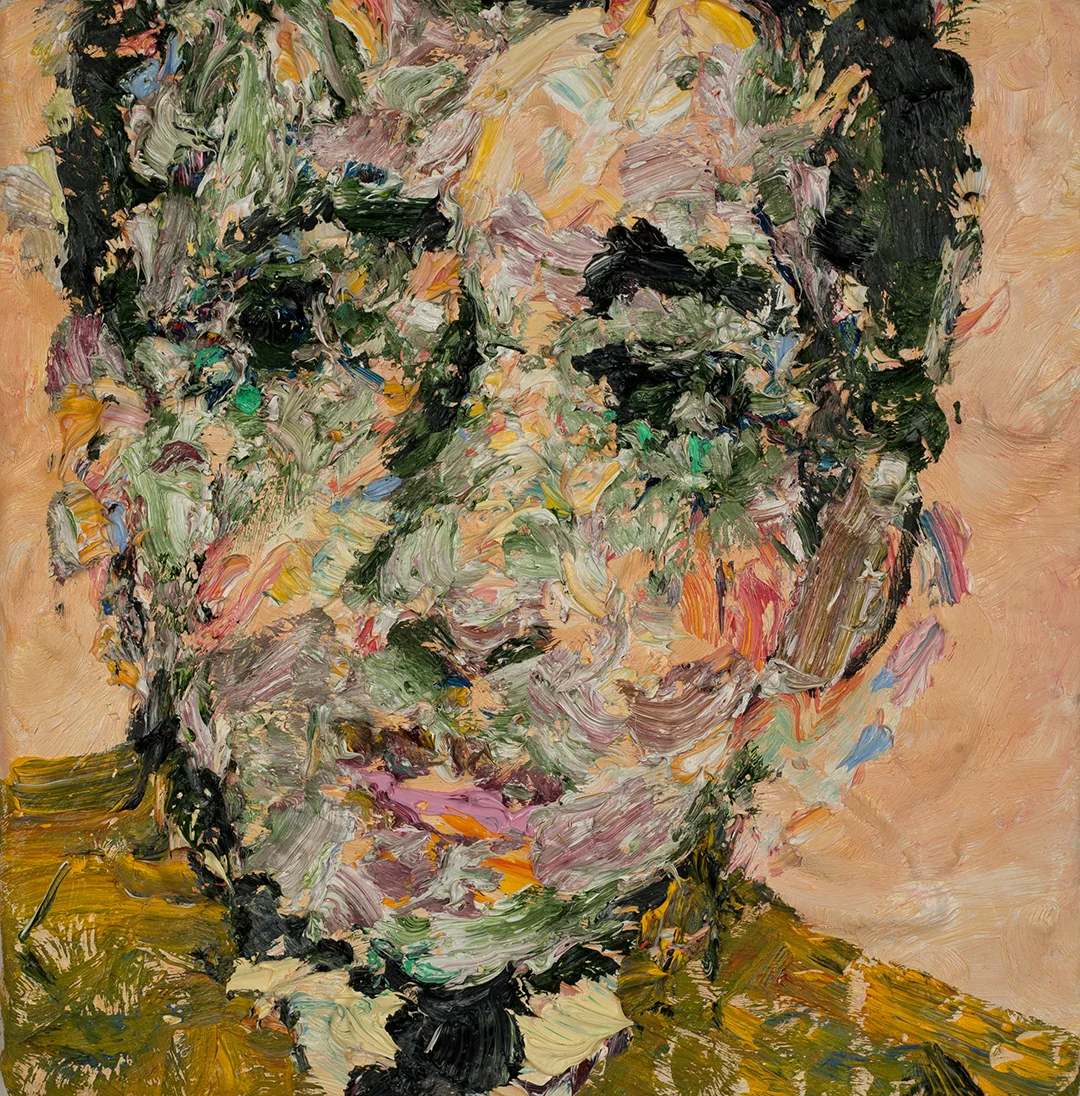   Ray,&nbsp; 2015  Oil and plaster on wood  12x12" 