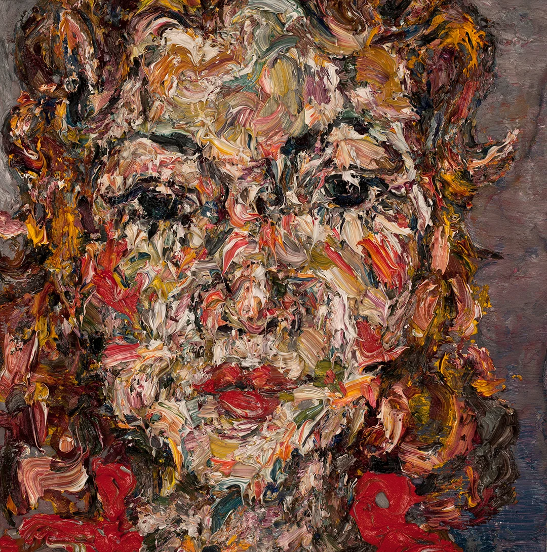   Mud,&nbsp; 2015  Oil and plaster on wood  12x12" 