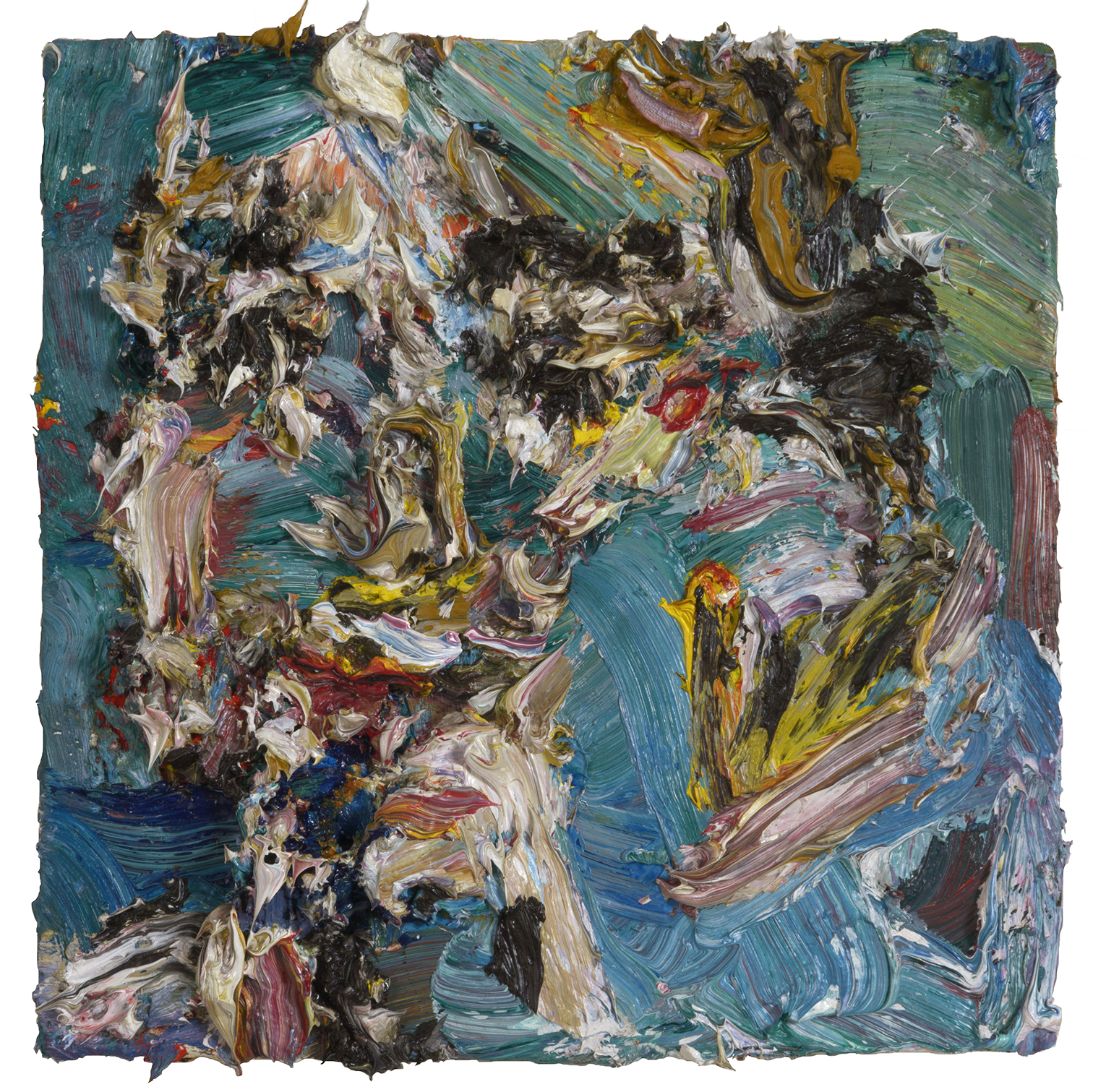   Pablo's Bones, &nbsp;2015  Oil on panel, 8x8" 