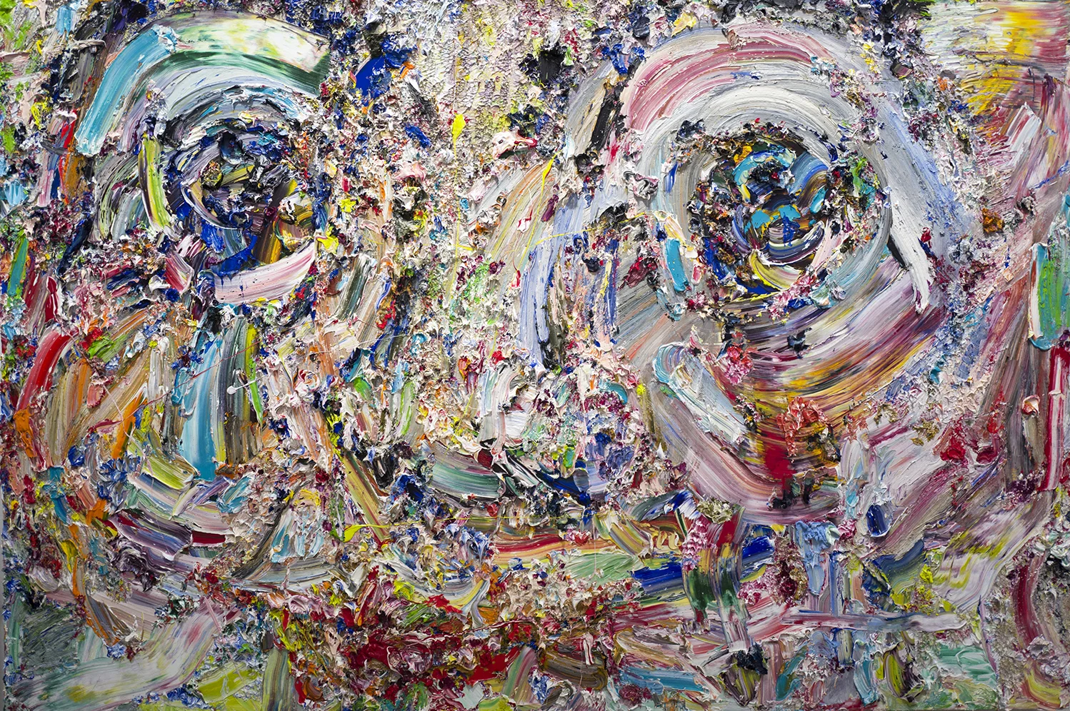  Reflection, 2016  Oil on panel, 48x72" 