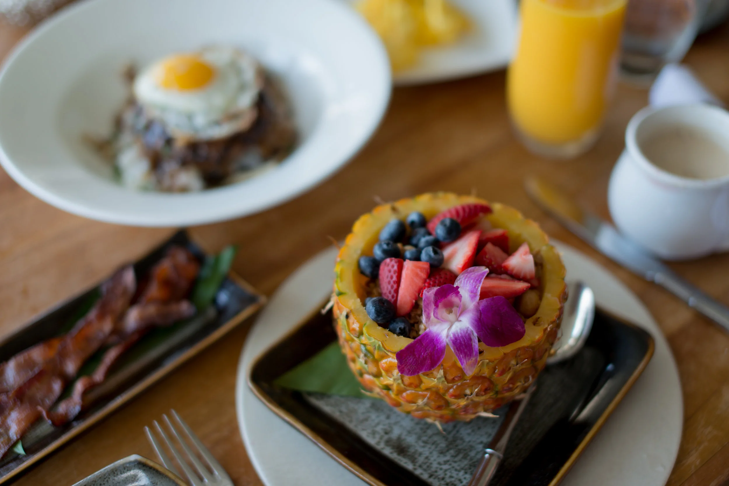 Breakfast at Montage Kapalua Bay Cane and Canoe — By Lisa Linh
