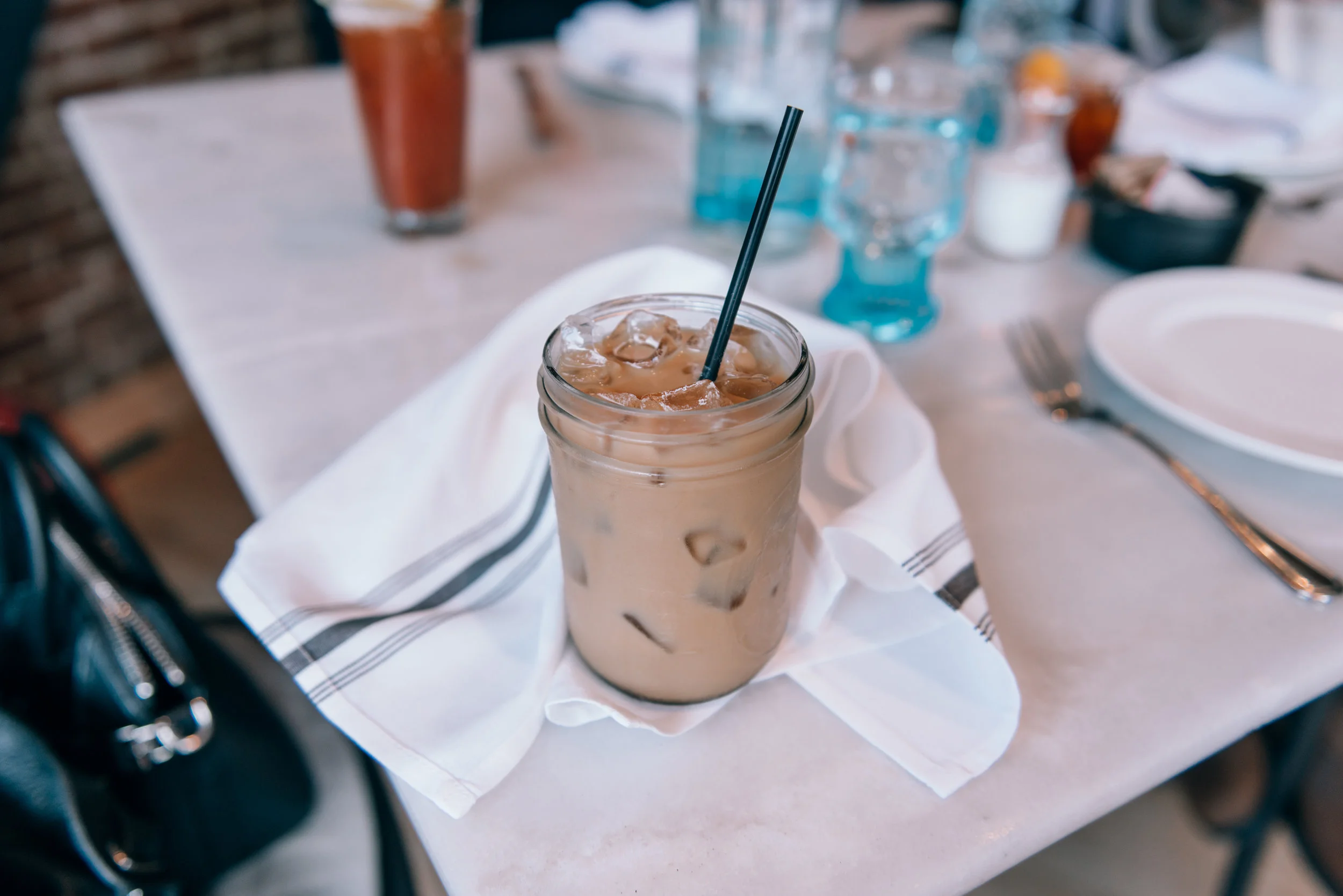 Iced Almond Milk Latte