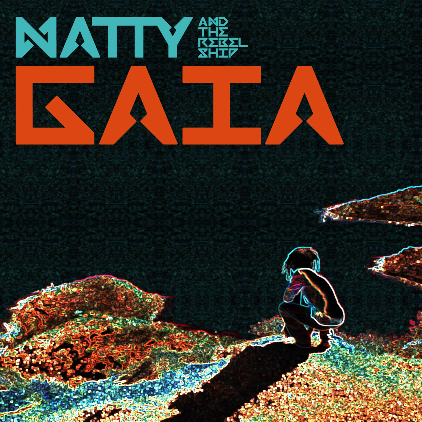ARTIST: NATTY. RELEASE: GAIA. FORMAT: 7" SINGLE + CD. DESIGN+ART DIRECTION: 9T