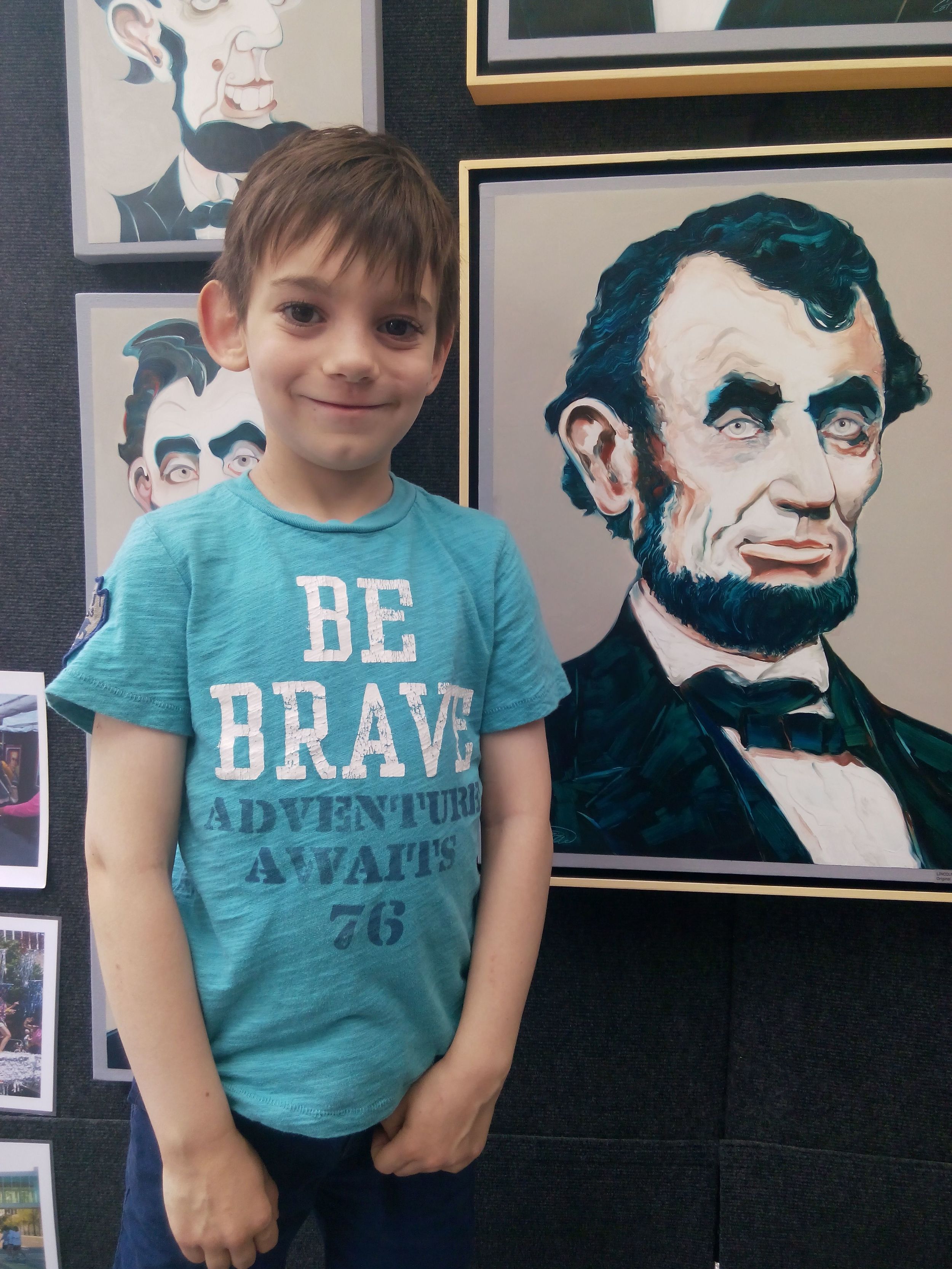 Ayden, in Lafayette, a new collector of Lincoln art