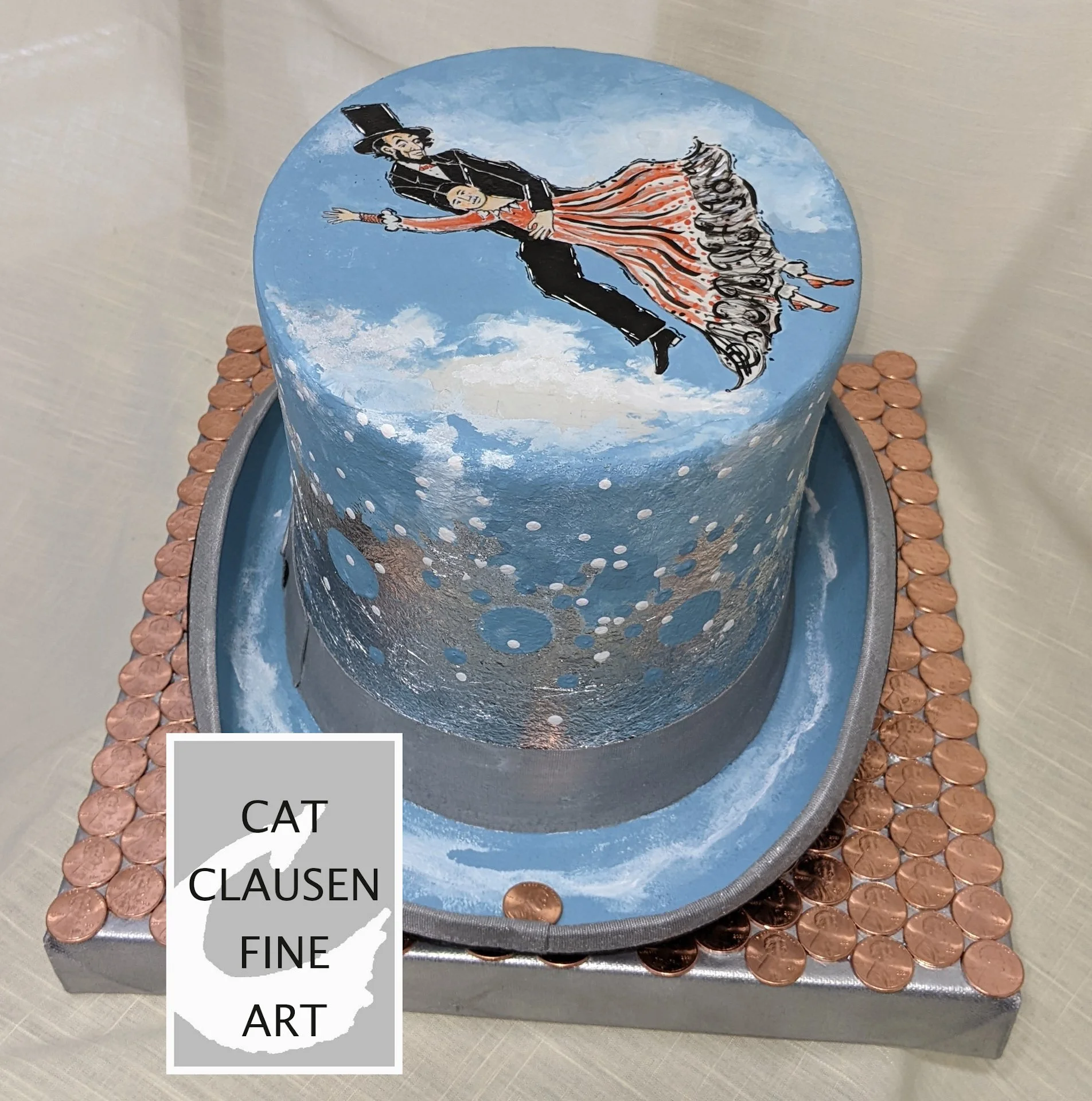 LINCOLN: Top Hat; Abraham & Mary in Space