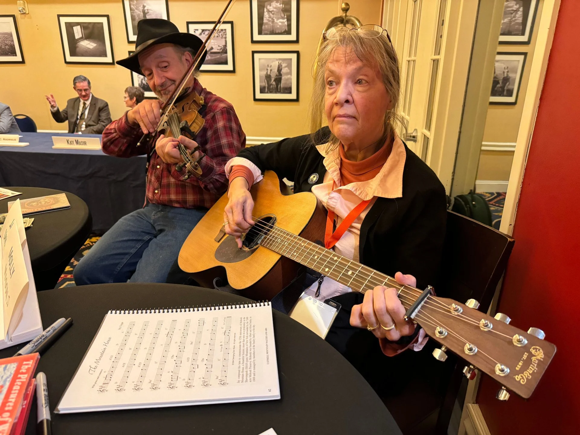 Grammy winners Jay Unger and Molly Mason at the Lincoln Forum, Gettysburg, PA 2023