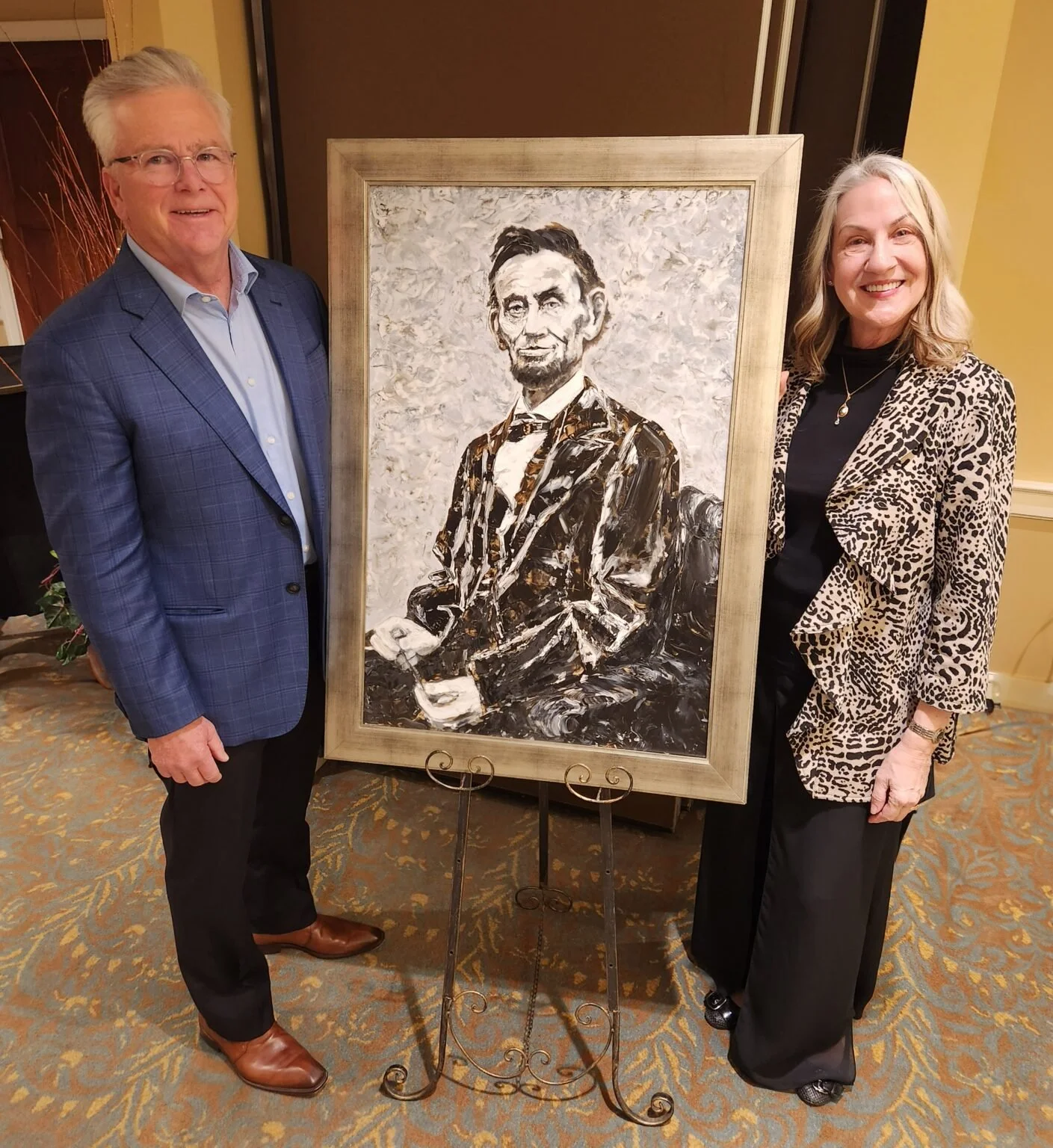 Artistic Adieu & Brushstrokes of Gratitude: IRTA Honors Jim Bachman with a Cat Clausen Masterpiece