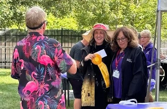 I receive gold ribbon in Naperville at the  ART & ARTISAN FESTIVAL 2024