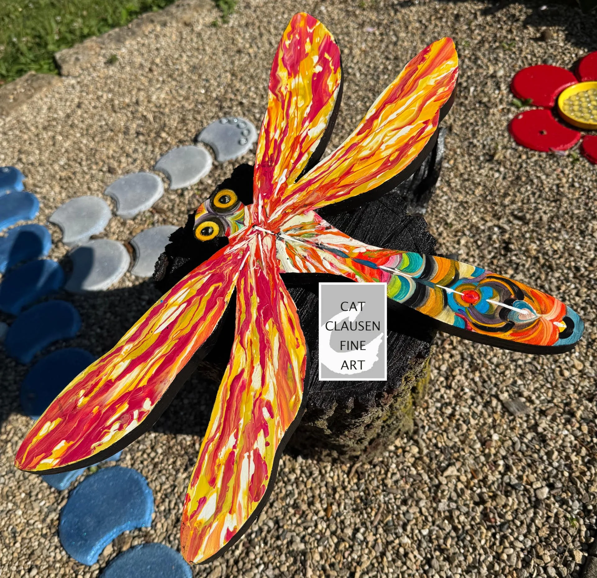 Artwork at the Children's Garden, Apple Canyon Lake, IL.