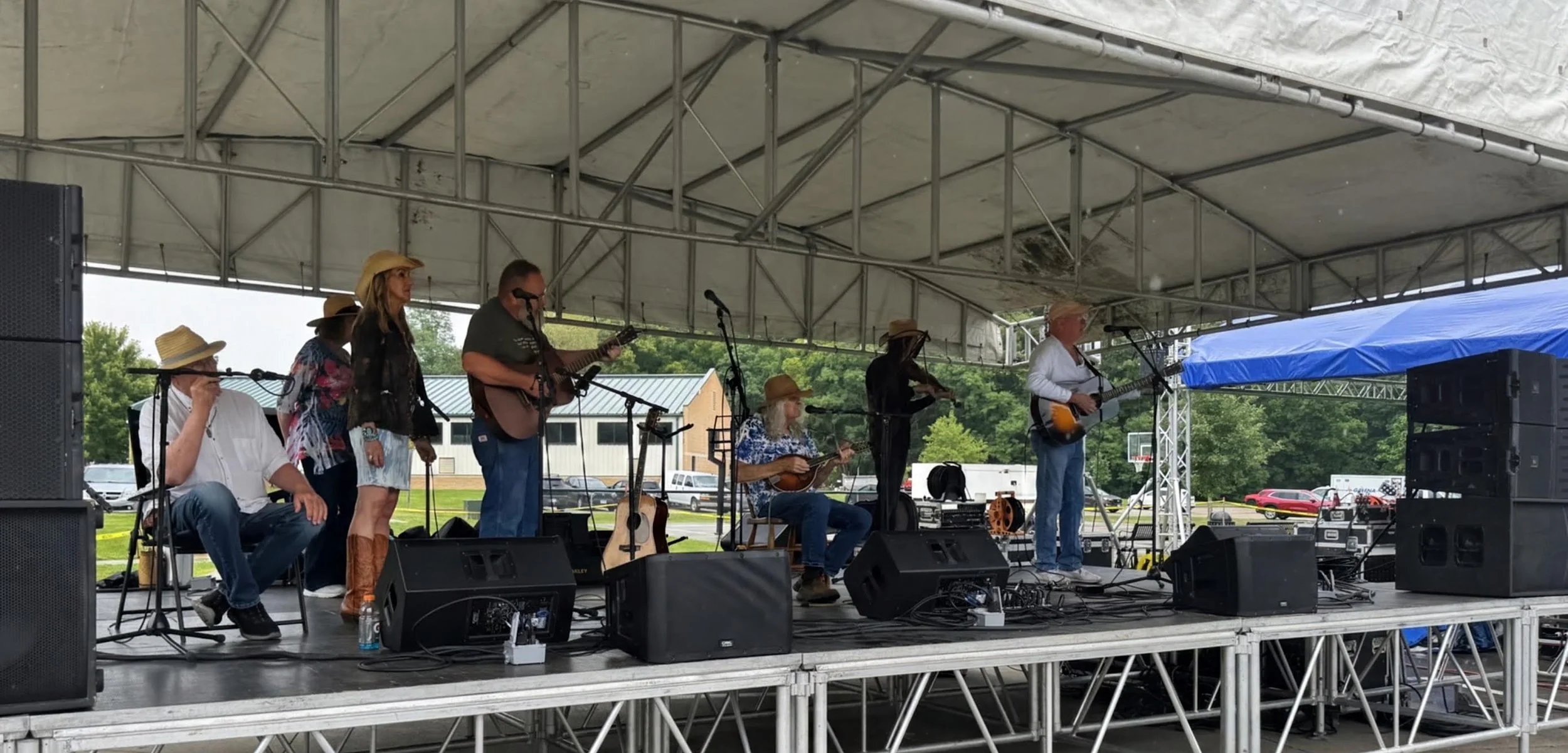 Singing with friends 8.29.2026 at Corn Boil Festival, Galena, IL