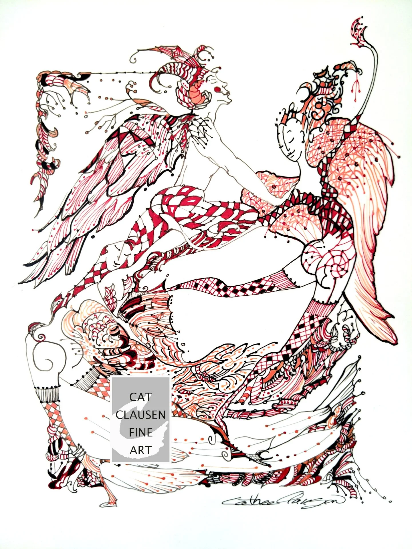 Logo . PEN AND INK . Angel . The Game In Red.jpg