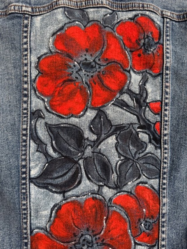 BLEACH. Blue Jean Jacket CU Flower. Cons.jpg