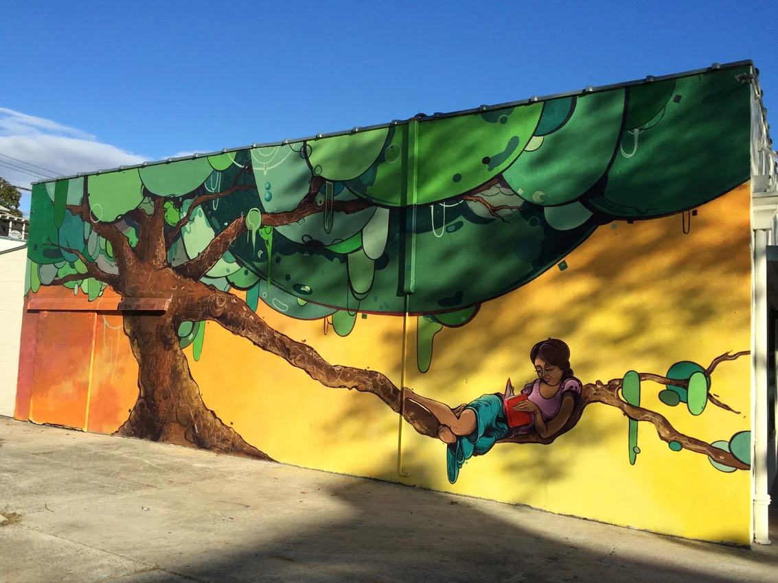 40 Space Mural