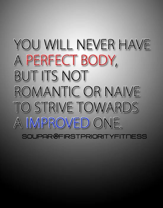 No such thing as a PERFECT BODY!