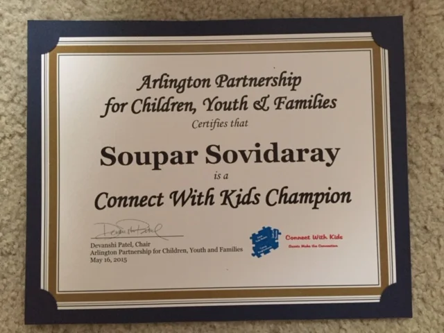 Connect With Kids Champion Award