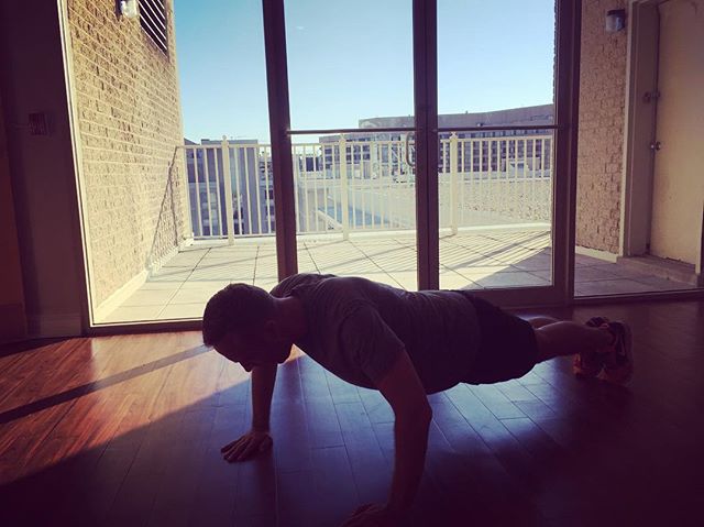 Nothing like good old, grade A beef #pushups in the morning.  _
 _
#fit #fitness #fitspiration #fitspo #inspiration #inspire #motivation #motivate #gym #health #workout #sweat #fitfam #firstpriorityfitness #muscle #healthyliving #personaltraining #ar