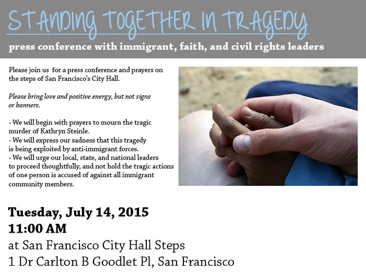 Standing Together in Tragedy: Press Conference with Immigrant, Faith, and Civil Rights Leaders