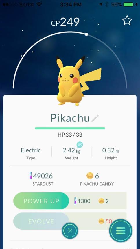 here he is one of the games rarest guys PIKACHU. If you have not started the game yet you can grab him in the beginning of the game just look at this video on how to do so. Photo by Alameda Bail Bonda in Tulsa