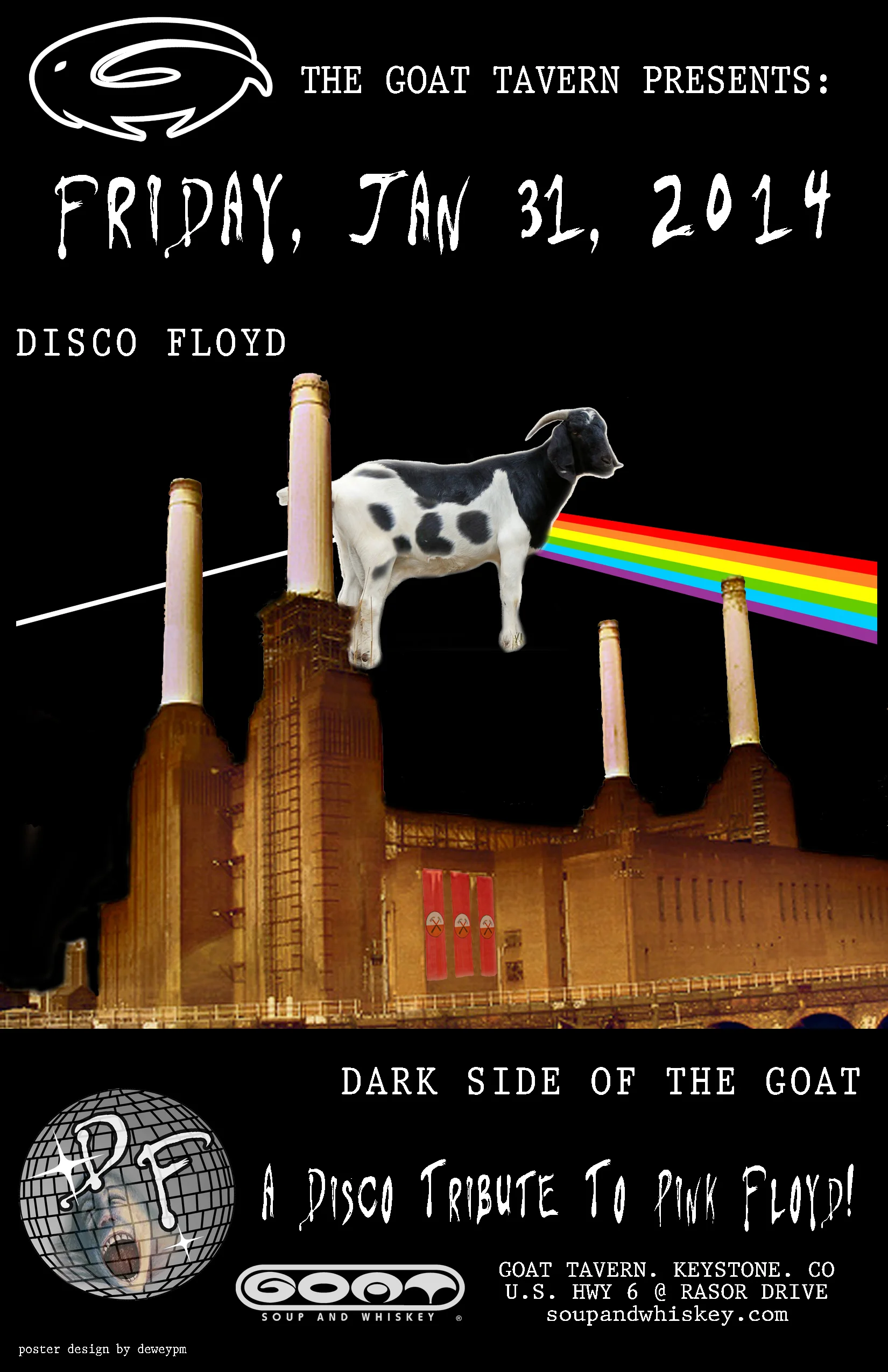 Disco Floyd's "Dark Side Of The Goat" Pink Floyd Tribute