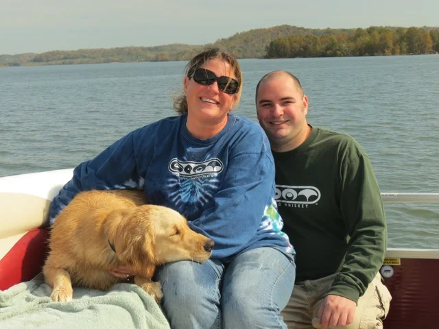 Bradley, Daisy & Stella Blue Johnson at Seneca Lake, OH
