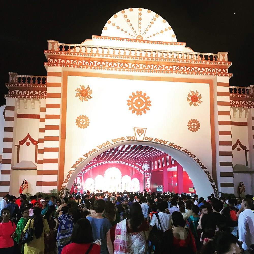 Minhazz took us to the Durga Puja Festival