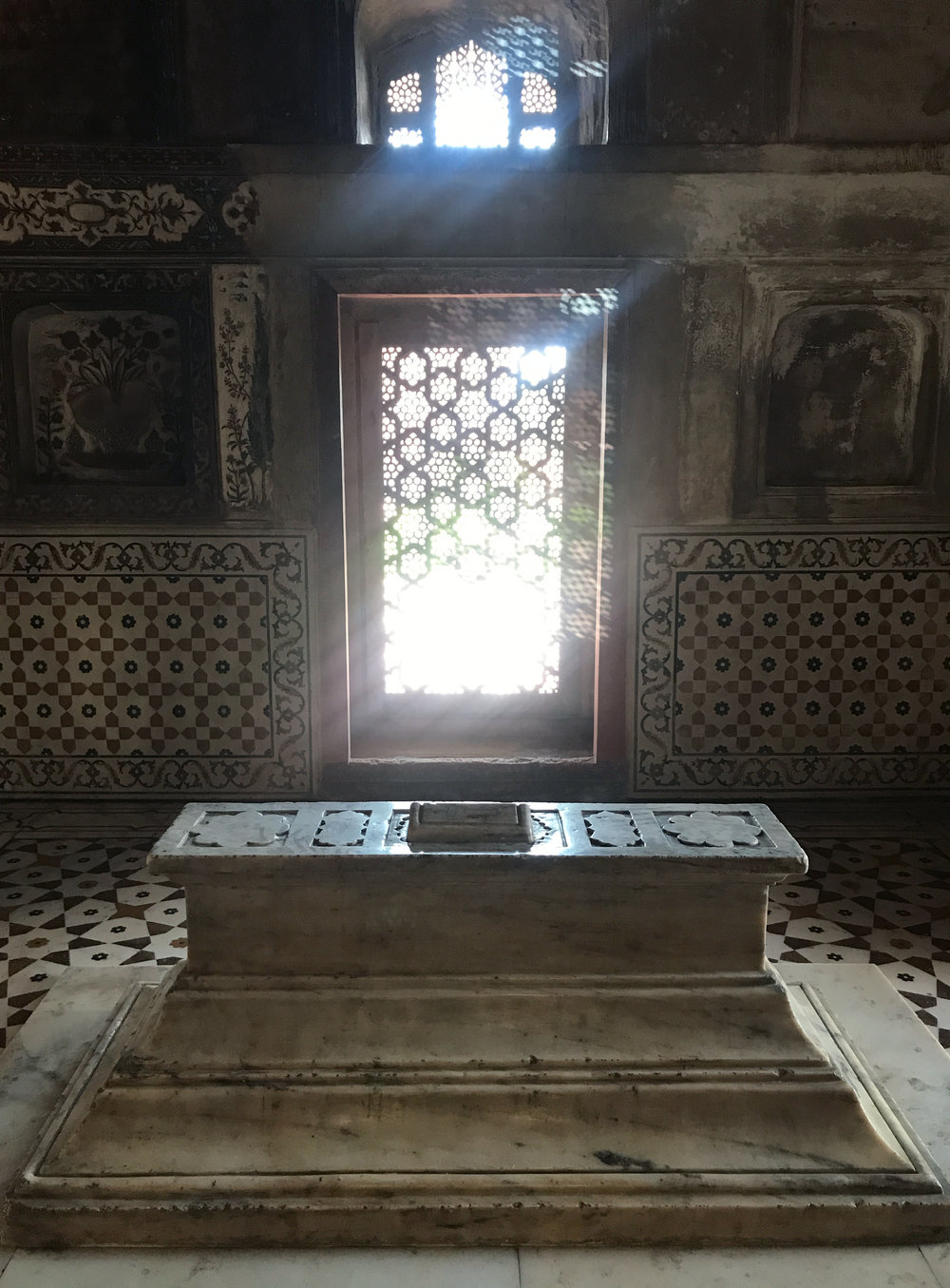 inside the mausoleum