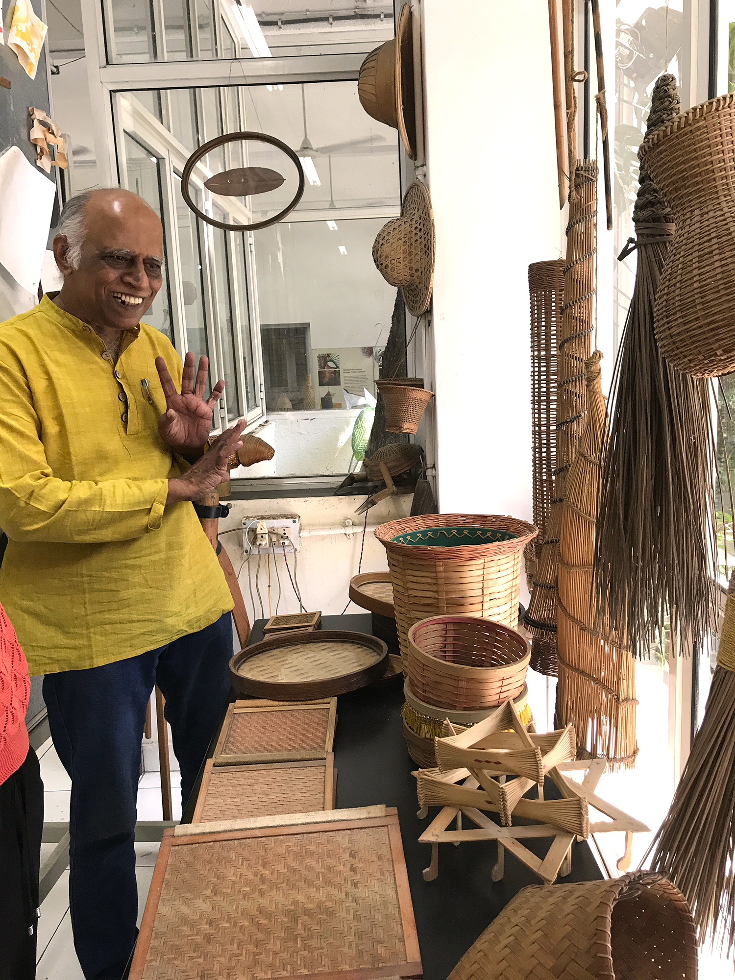 A.G. Rao and his huge bamboo collection